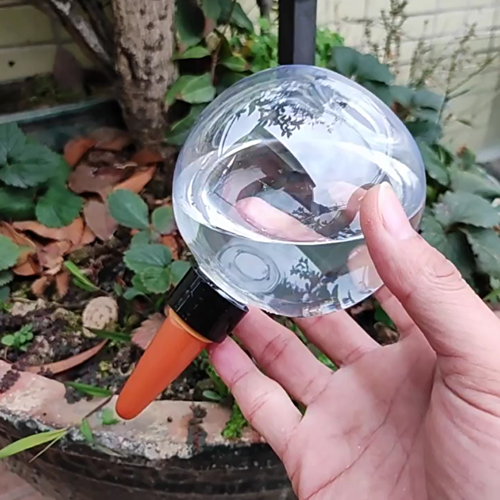 Automatic Plant Waterer - ระบบให้น้ำต้นไม้อัตโนมัติแบบหยดน้ำ ขนาด 500 มล. พร้อมลูกบอลให้น้ำในตัว สำหรับรดน้ำต้นไม้ทุกวัน