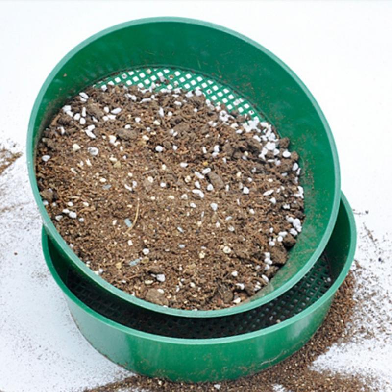 Garden Sieve Soil - ตะแกรงกรองดิน ตาข่ายกรองดินสำหรับสวน ตะแกรงกรองดินพลาสติก อุปกรณ์ทำสวนสำหรับบ้านและสวน