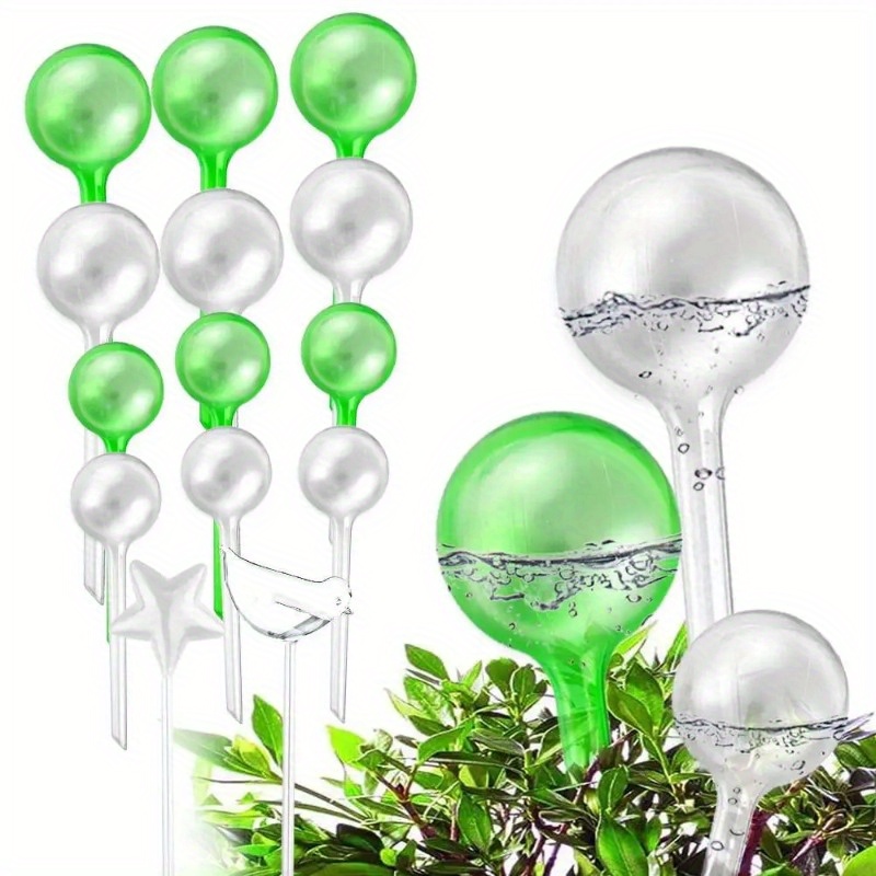 Automatic Plant Waterer - อุปกรณ์รดน้ำดอกไม้อัตโนมัติ, เครื่องรดน้ำต้นไม้, ลูกบอลรดน้ำอัตโนมัติ, รูปทรงนก, แก้วเลียนแบบเป่าด้วยมือ, โคมไฟน้ำ