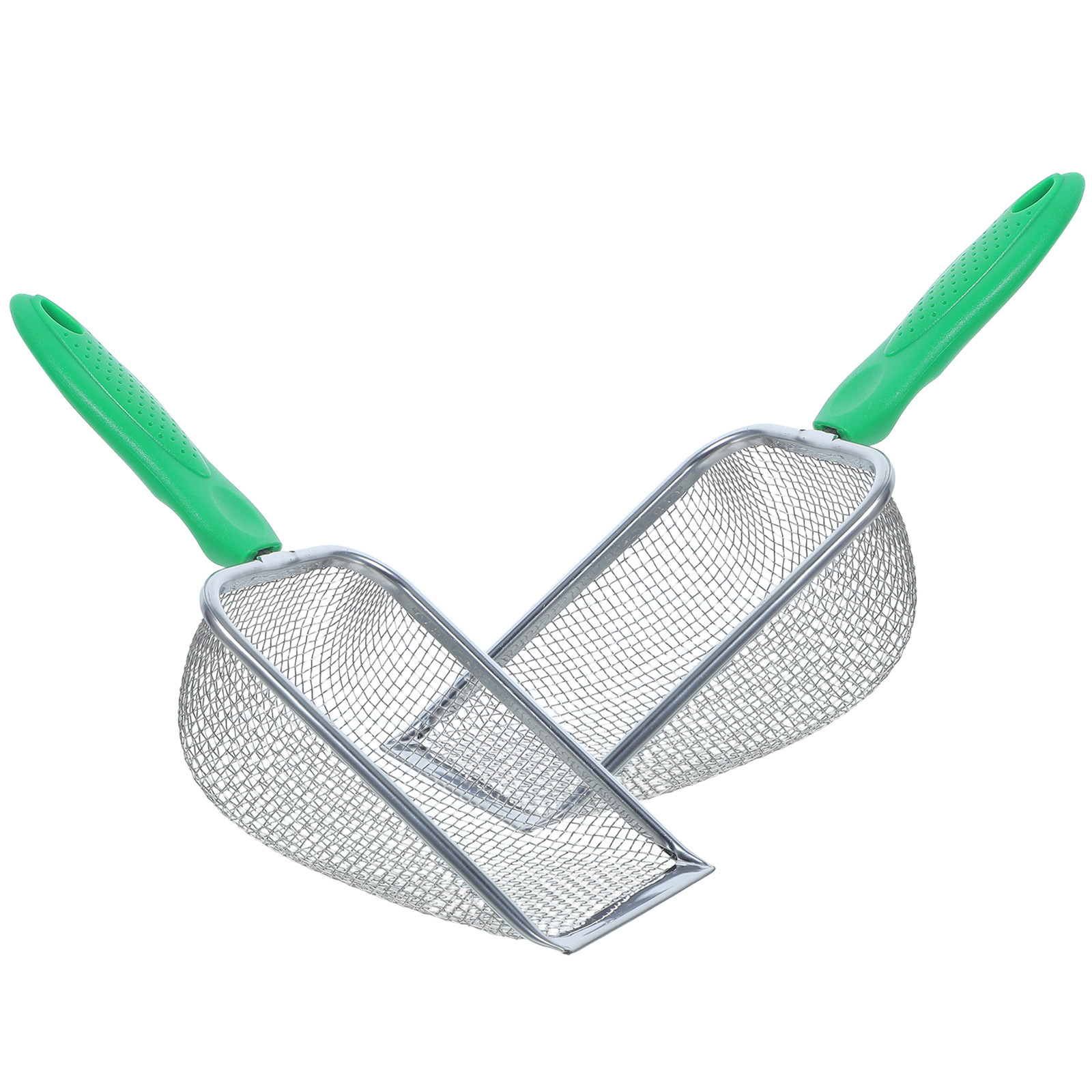 Garden Sieve Soil - ตะแกรงร่อนดิน 2 ชิ้น ตะแกรงร่อนปุ๋ยหมัก ตะแกรงร่อนดินแบบมือถือ ทำจากโลหะ