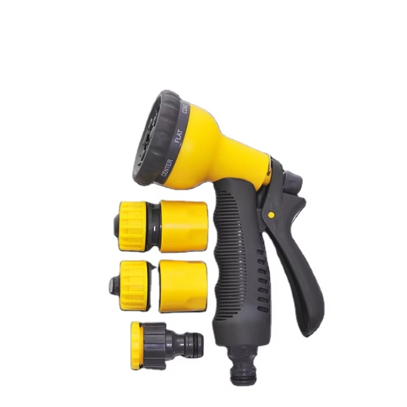 Gardening Tools - ชุดหัวฉีดน้ำรดต้นไม้คุณภาพสูง 8 รูปแบบ ปรับได้ พกพาสะดวก