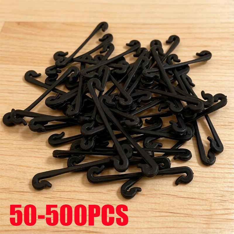 Gardening Tools For Vines - คลิปหนีบยึดต้นไม้ 50-500 ชิ้น อุปกรณ์รัดต้นไม้ คลิปยึดต้นผัก คลิปสำหรับต่อกิ่ง