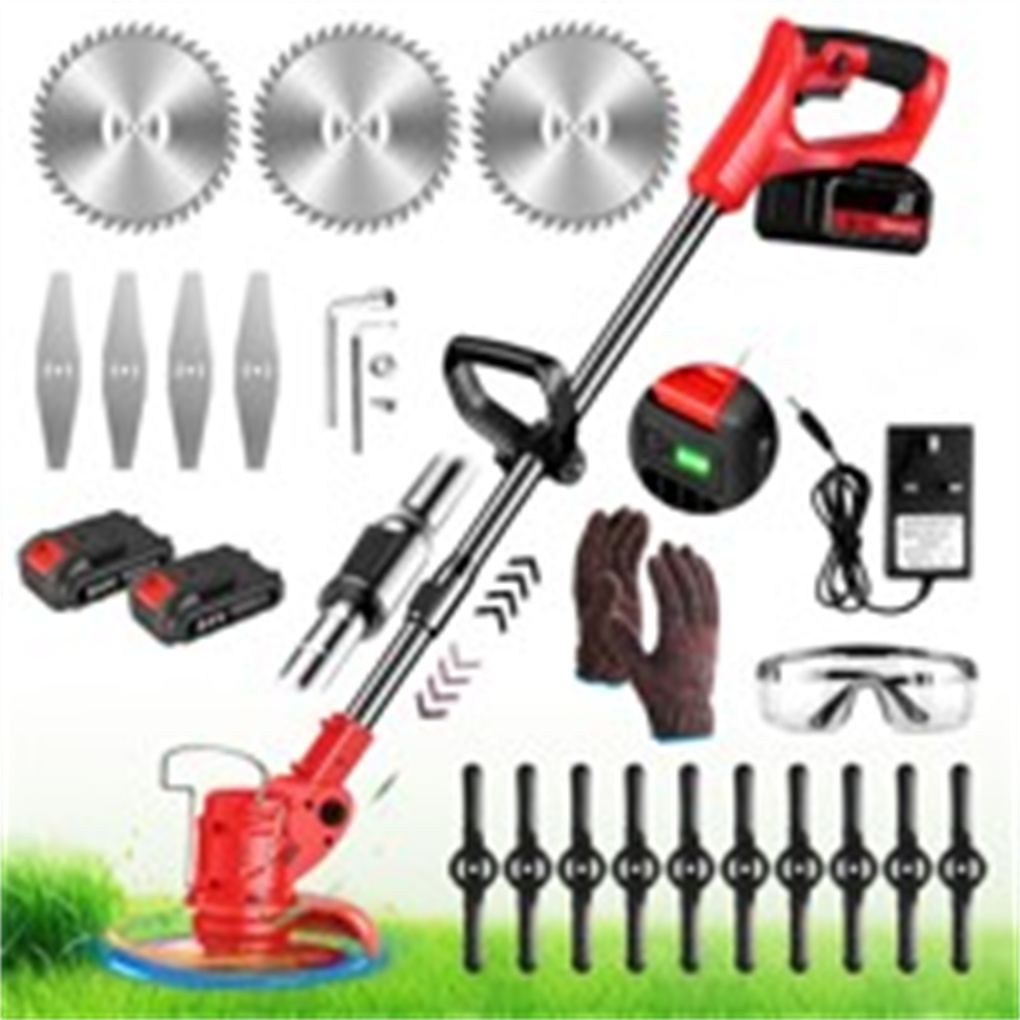 Gardening Tools Uk - เครื่องตัดหญ้าไฟฟ้าแบบไม่มีแปรงปรับความสูงและมุมได้สําหรับตัดหญ้าสนามหญ้ากลางแจ้งและพุ่มไม้, สวนเครื่องตัดหญ้าเครื่องมือ UK Plug