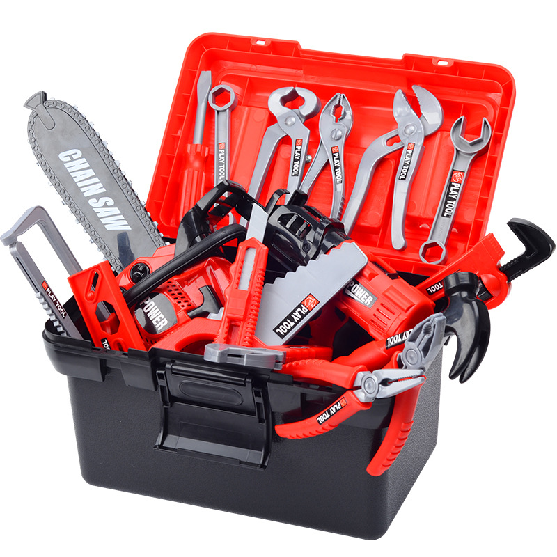 Gardening Tools Set Gift - ชุดเครื่องมือเด็ก ชุดของเล่นสว่าน ไขควง กล่องเครื่องมือ ชุดของเล่นบทบาทสมมติ ชุดก่อสร้าง