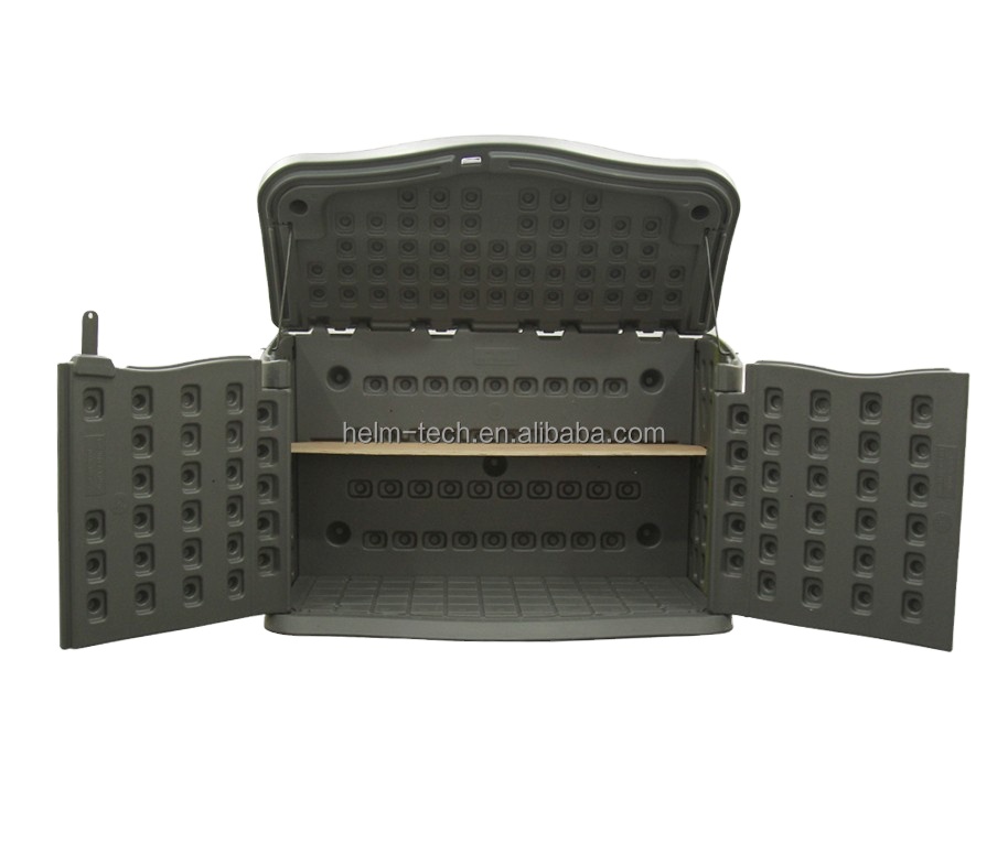 Gardening Tools Storage - โรงเก็บอุปกรณ์ทำสวนพลาสติกสำหรับกลางแจ้ง ทนทานต่อสภาพอากาศ