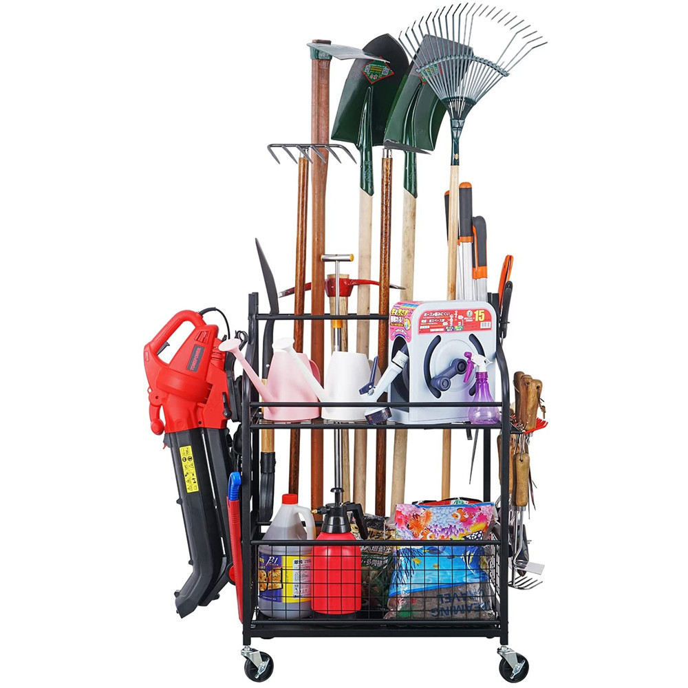 Gardening Yard Tools - ที่จัดเก็บอุปกรณ์ทำสวน ที่เก็บเครื่องมือในสวน ที่แขวนอุปกรณ์ในโรงรถ สำหรับโรงเก็บของกลางแจ้ง