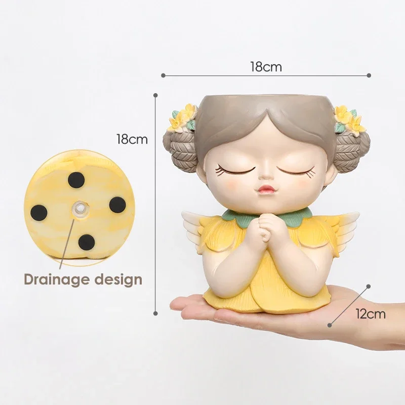 7 นิ้วน่ารัก Angel Girl Face P - Gardening Tools Cute บทวิจารณ์และราคา