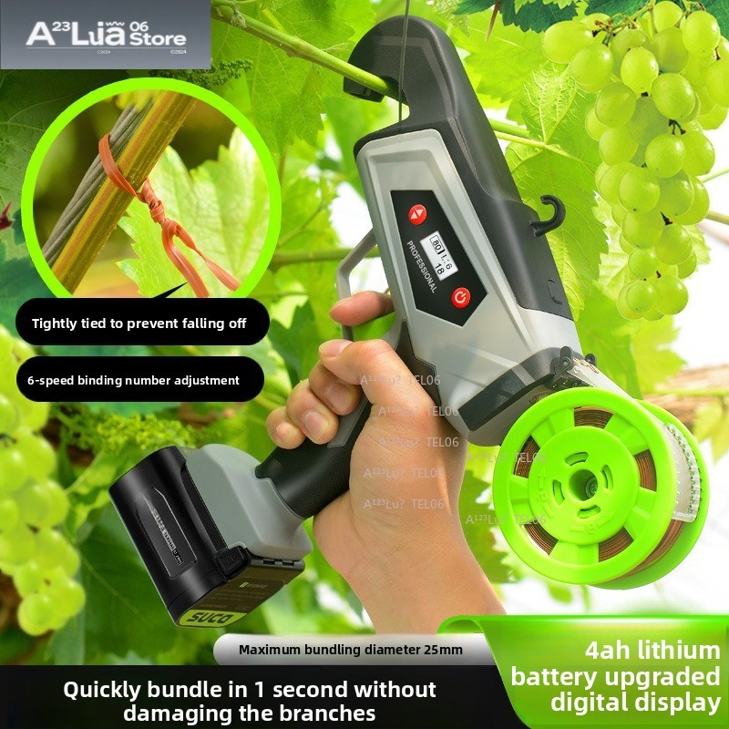 เครื่องมัดต้นไม้ไฟฟ้าไร้สาย แบ - Gardening Tools For Vines บทวิจารณ์และราคา