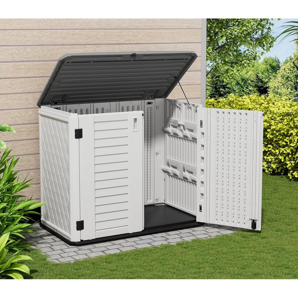 โรงเก็บของกลางแจ้งขนาด 4x2.5 ต - Gardening Tools Storage บทวิจารณ์และราคา