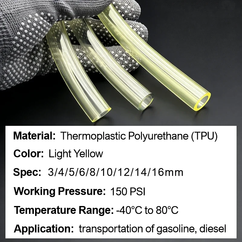 ท่อเชื้อเพลิง TPU กันน้ำมัน ทน - Gardening Tools Youtube บทวิจารณ์และราคา