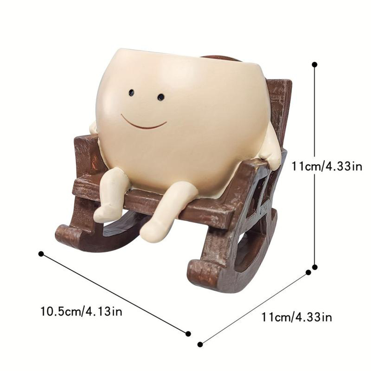 กระถางดอกไม้ตกแต่งเรซิ่น 1 ชิ้ - Gardening Tools Cute บทวิจารณ์และราคา