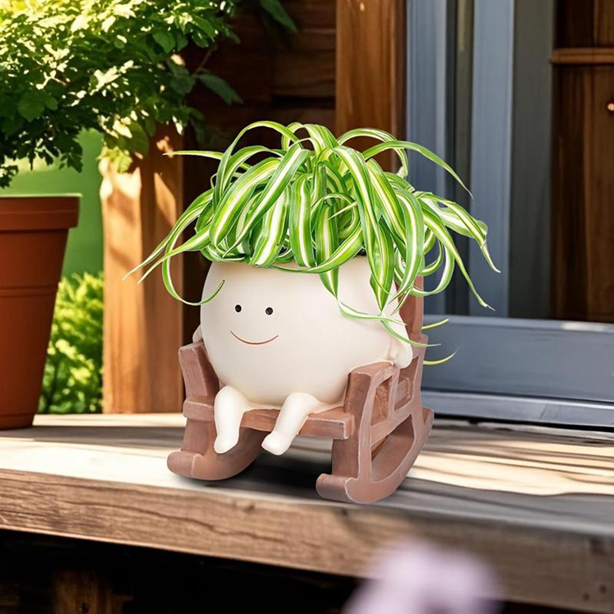 กระถางดอกไม้ตกแต่งเรซิ่น 1 ชิ้ - Gardening Tools Cute บทวิจารณ์และราคา