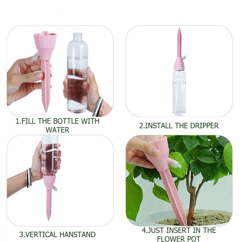 ระบบน้ำหยดอัตโนมัติ หัวน้ำหยดป - Automatic Plant Waterer บทวิจารณ์และราคา