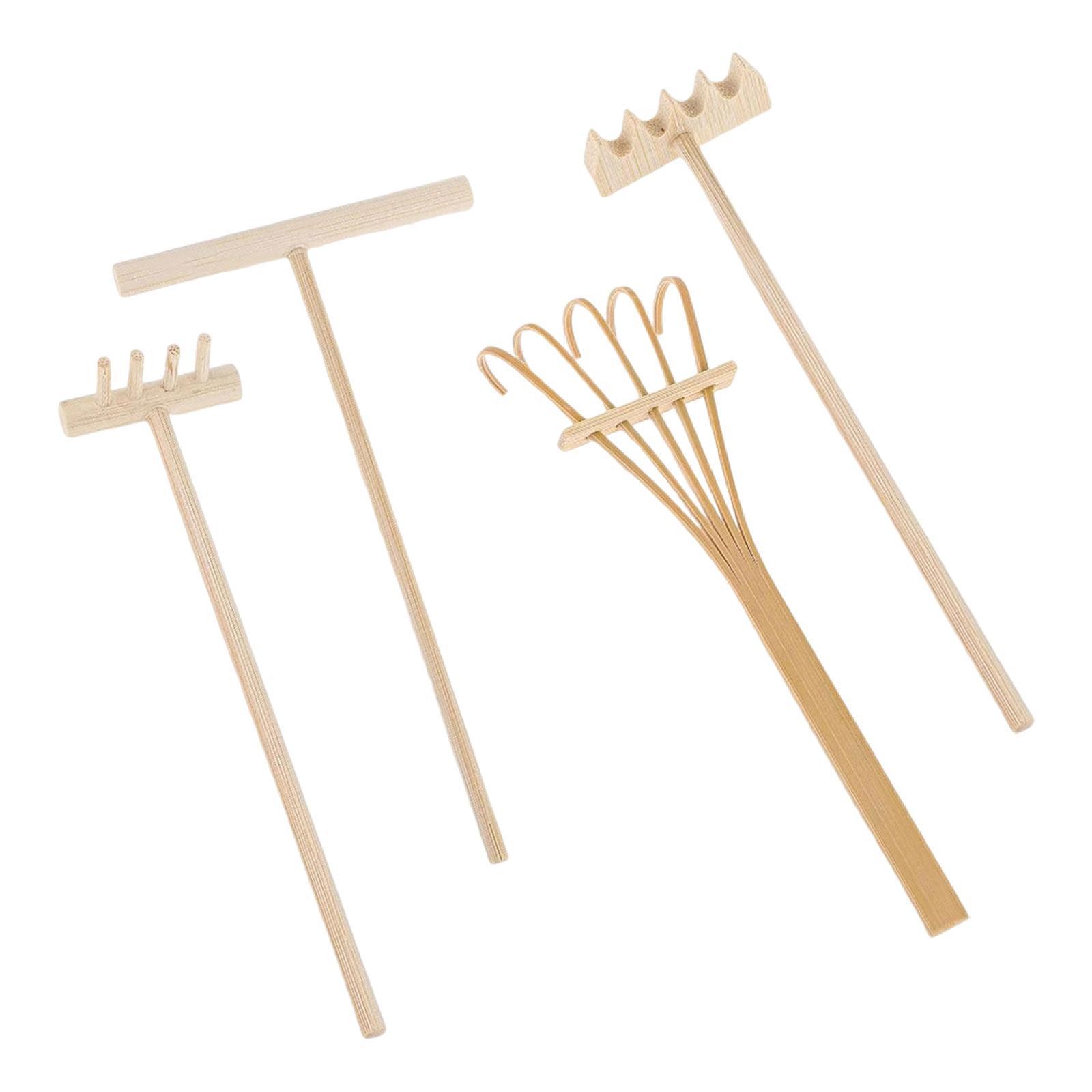 4 ชิ้นคราดสวนทรายมินิเครื่องมื - Gardening Tools Set Gift บทวิจารณ์และราคา