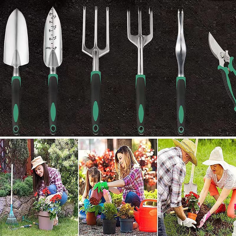 ชุดเครื่องมือทำสวน 11 ชิ้น อลู - Gardening Tools Set Gift บทวิจารณ์และราคา