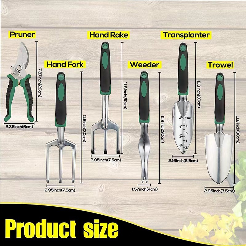 ชุดเครื่องมือทำสวน 11 ชิ้น อลู - Gardening Tools Set Gift บทวิจารณ์และราคา