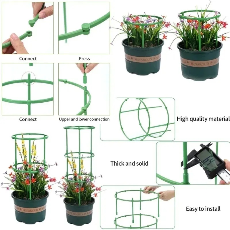 เสาค้ำต้นไม้ รูปทรงครึ่งวงกลม  - Gardening Tools For Vines บทวิจารณ์และราคา