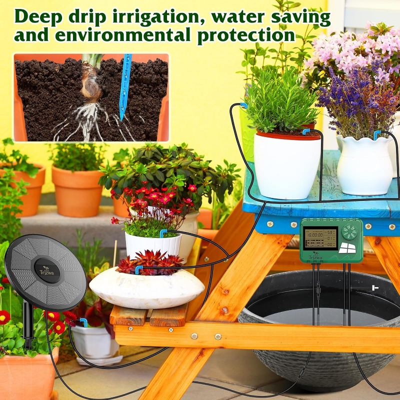 อุปกรณ์ชลประทานพลังงานแสงอาทิต - Automatic Plant Waterer บทวิจารณ์และราคา