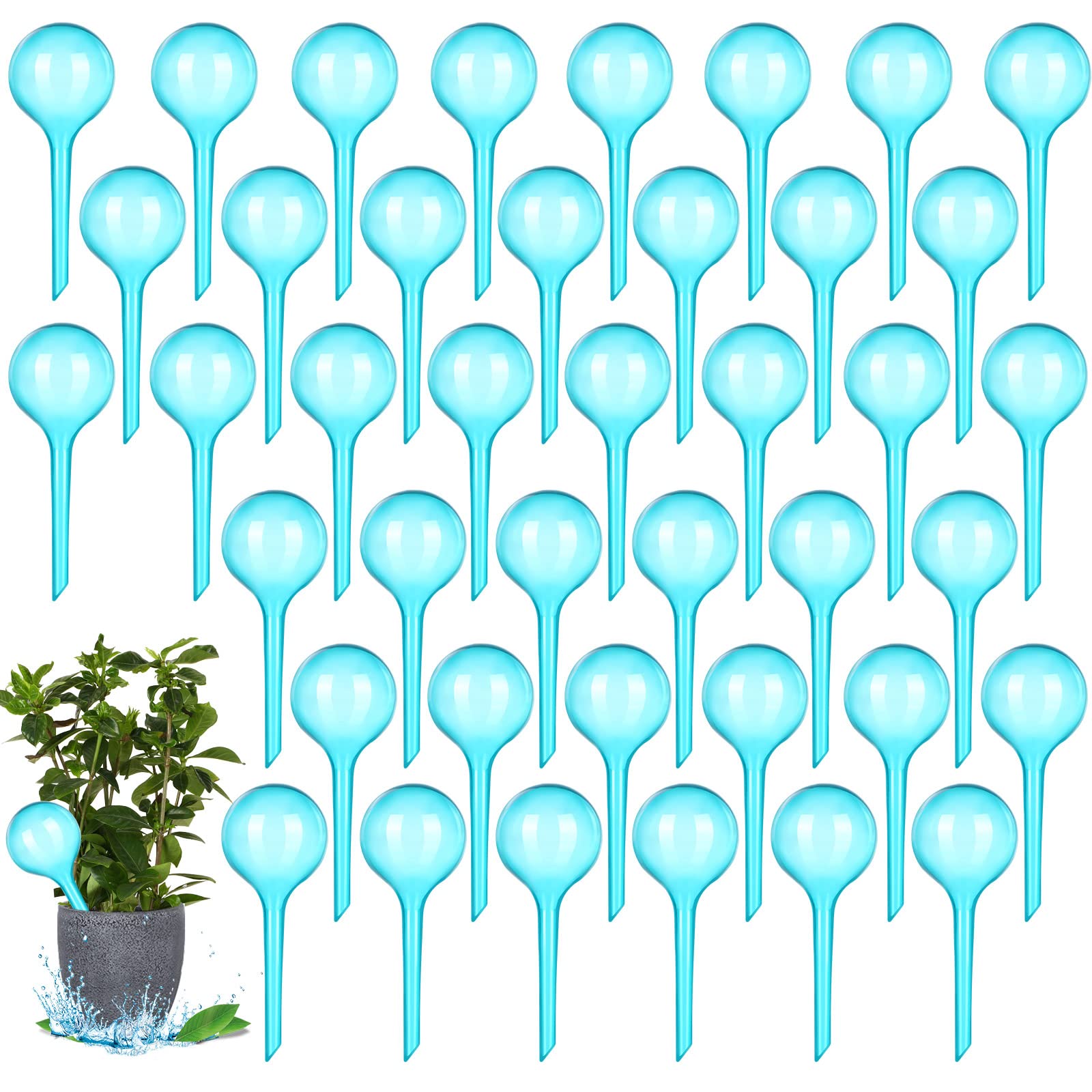 เครื่องป้อนน้ําพืช ลูกบอลพลาสต - Automatic Plant Waterer บทวิจารณ์และราคา