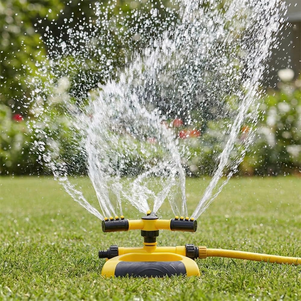 สปริงเกอร์หมุนอัตโนมัติ 360 อง - Gardening Yard Tools บทวิจารณ์และราคา