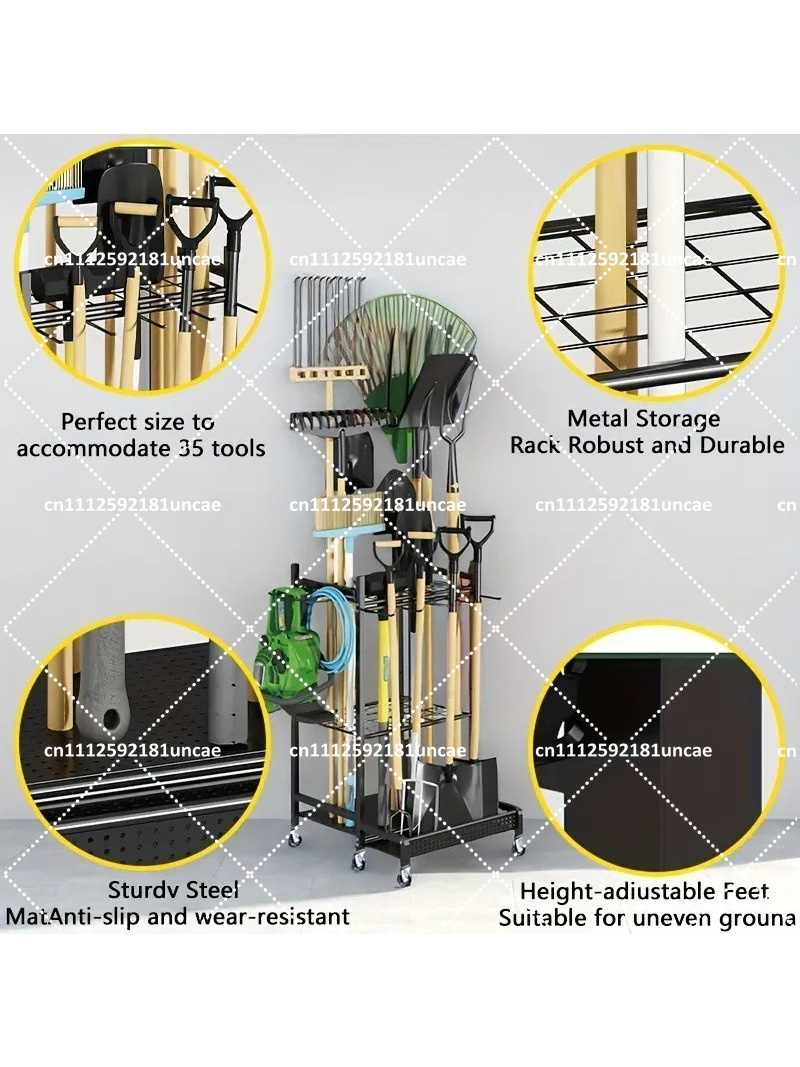 ที่จัดเก็บอุปกรณ์ทำสวน, ชั้นวา - Gardening Tools Organizer บทวิจารณ์และราคา