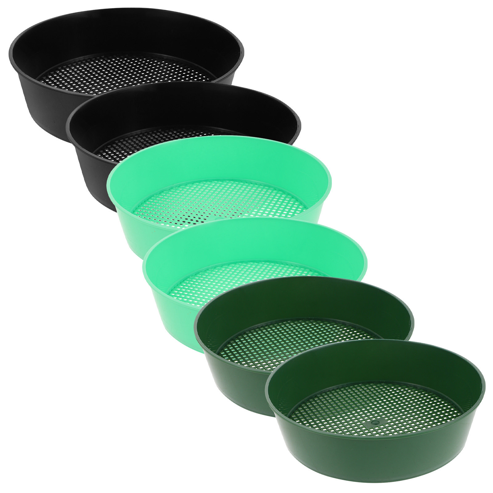 ตะแกรงร่อนดินพลาสติก 6 ชิ้น สำ - Garden Sieve Soil บทวิจารณ์และราคา