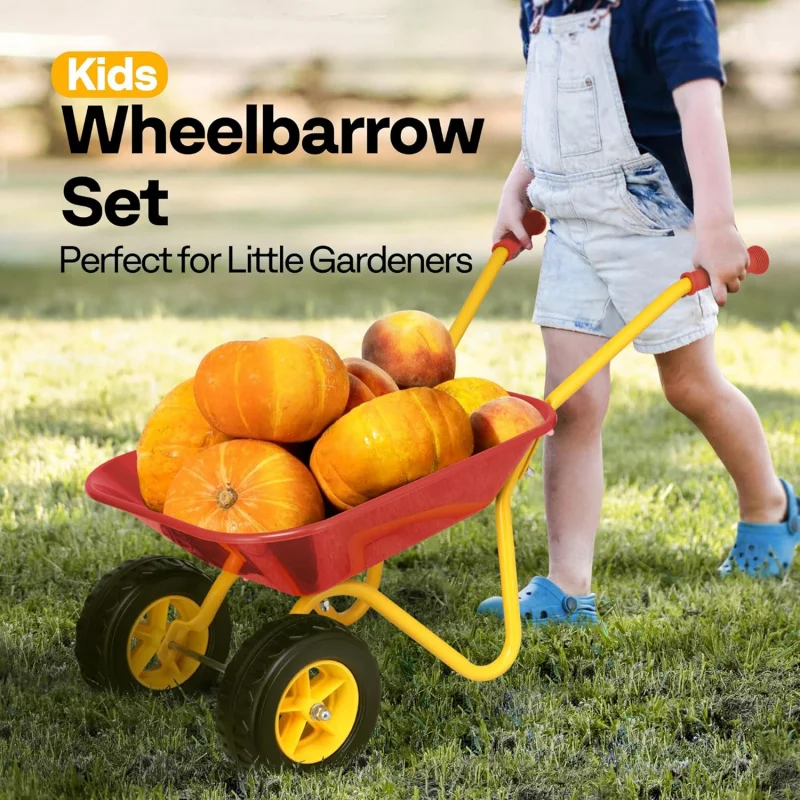 รถเข็นเด็กสำหรับทำสวน พร้อมชุด - Gardening Tools Set Gift บทวิจารณ์และราคา