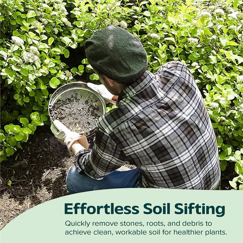 ตะแกรงร่อนดิน B23B ทำจากสแตนเล - Garden Sieve Soil บทวิจารณ์และราคา